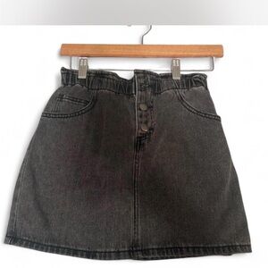 Stylish Black Denim Skirt